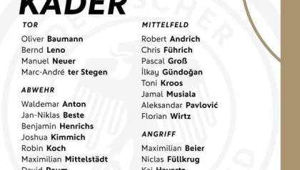 德国队公布新一期大名单：帕夫洛维奇在列